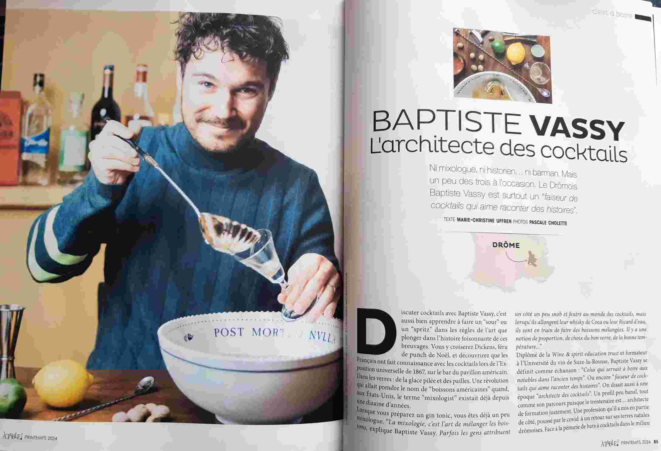 Baptiste Vassy dans le magazine 
